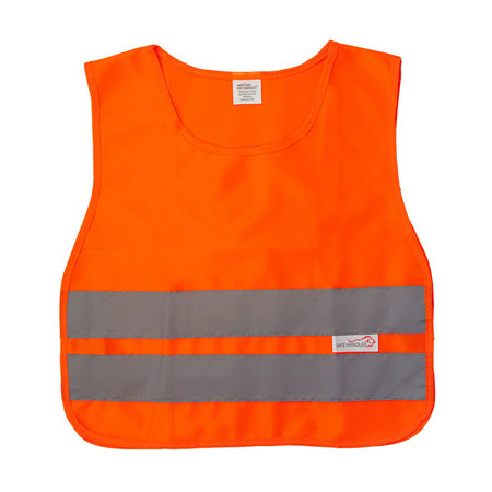 SAFE HANDLER Child Reflective Safety Vest, Medium, Orange(2-Pack) BLSH-ES-M-SV5O-2